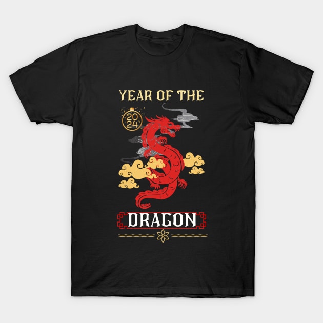 Year of the dragon 2024 Chinese T-Shirt by CoolFuture